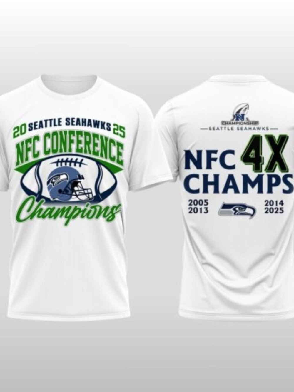 Seattle Seahawks NFC Conference Champions Unisex T Shirt